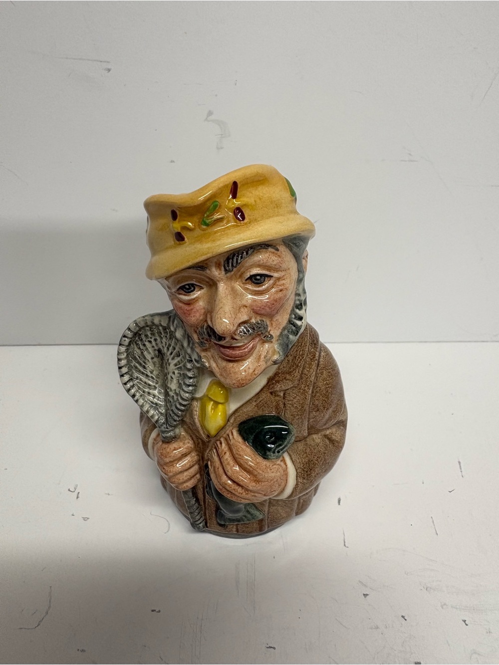 Vintage Royal Doulton Fred Fly The Fisherman Toby Jug Collectible
